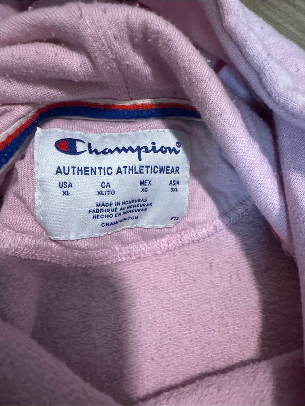 pink Champion hoodie sweatshirt - Picture 4 of 5